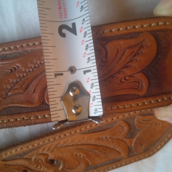 Full grain leather belt - Picture 3 of 7